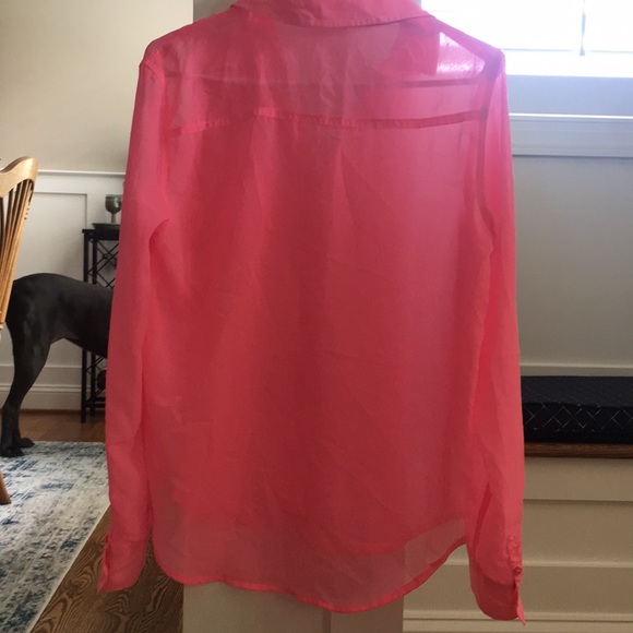 Pink Forever 21 Button Up Blouse - Picture 5 of 5